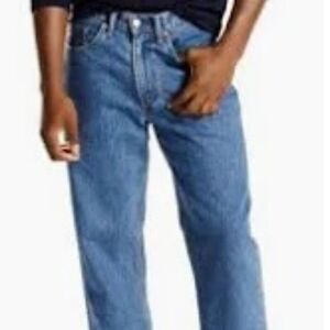 Levi's 505 Relaxed Fit Medium Wash Blue Jeans Size 20 Husky
